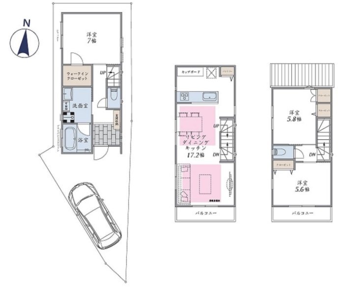 EXCEL HOME Minamimagome floorplan